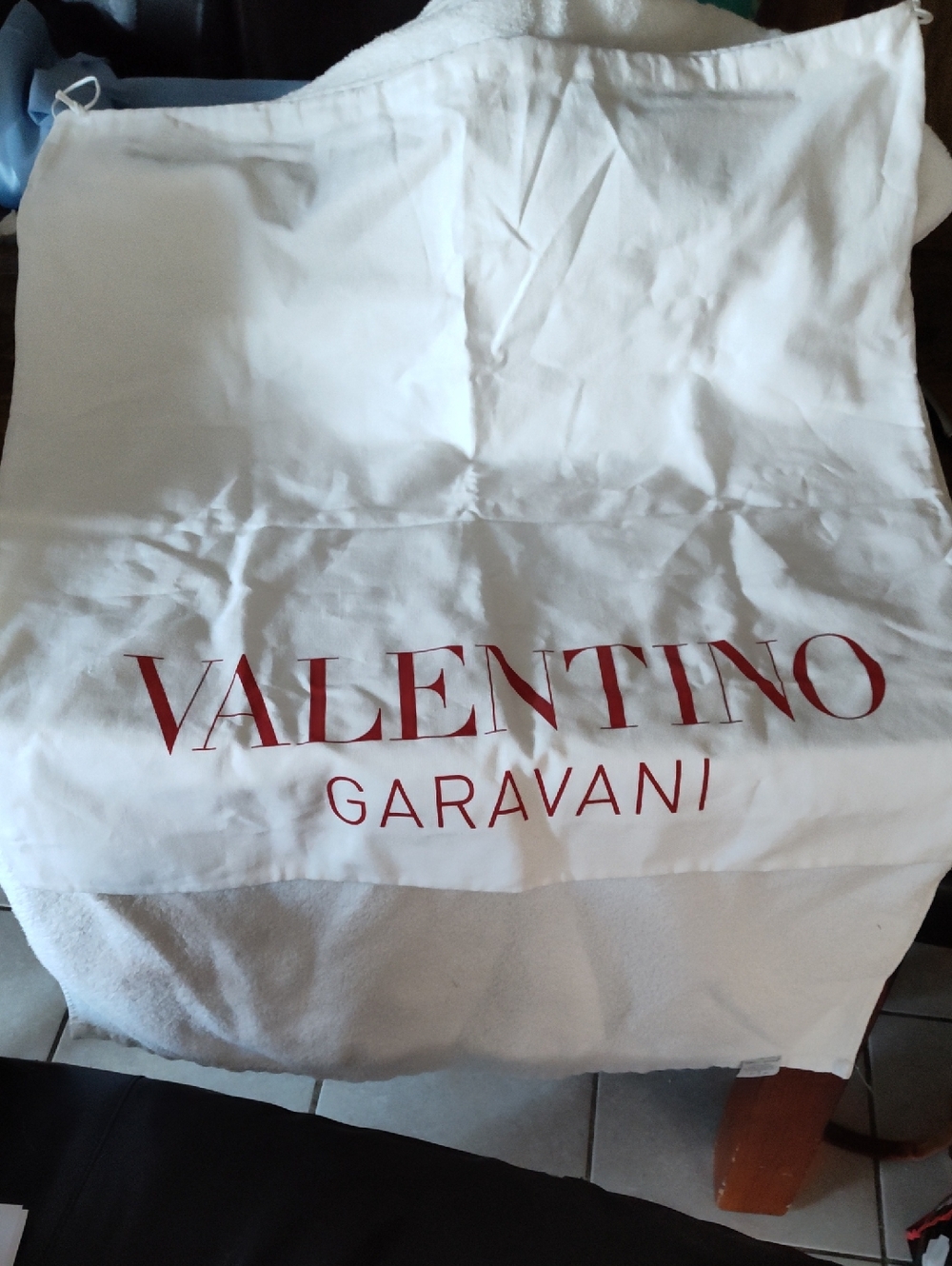 Valentino Garavani Large White Dust Bag
